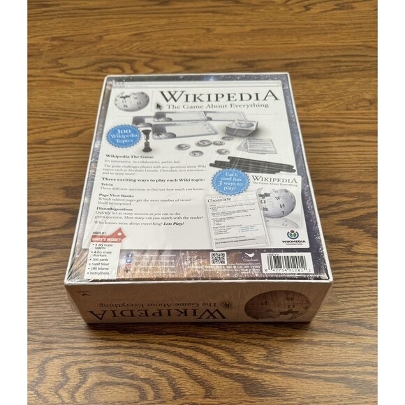 Trivia Game Wikipedia The Game About Everything Board Game teaching/Informative - Picture 5 of 5